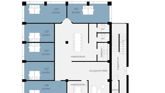Kontorfællesskaber til leje i Randers C - billede 11