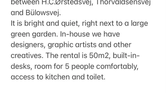 Kontorfællesskaber til leje i Frederiksberg C - billede 5