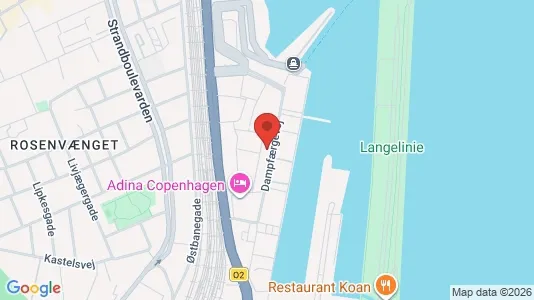 Kontorlokaler til leje i Østerbro - kort over placeringen