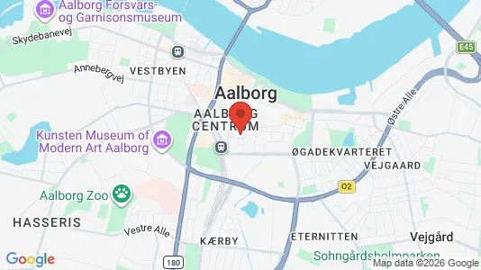 Kontorfællesskaber til leje i Aalborg Centrum - Foto fra Google Street View